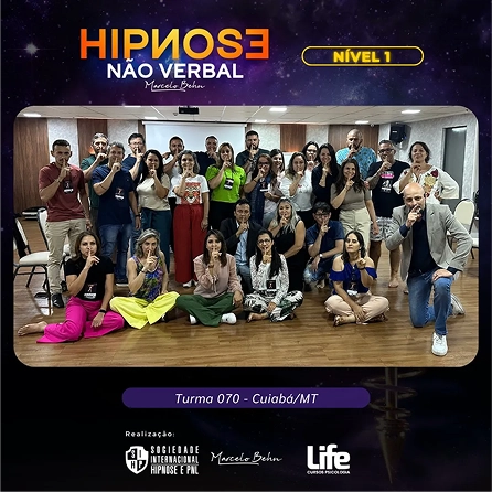 Turma de Hipnose Não Verbal em Cuiabá